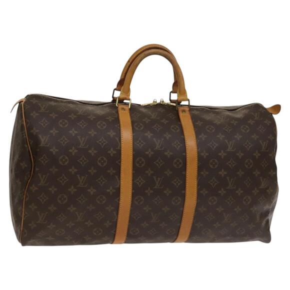 LOUIS VUITTON Monogram Keepall 55 Boston Bag M41424 - Picture 1 of 16